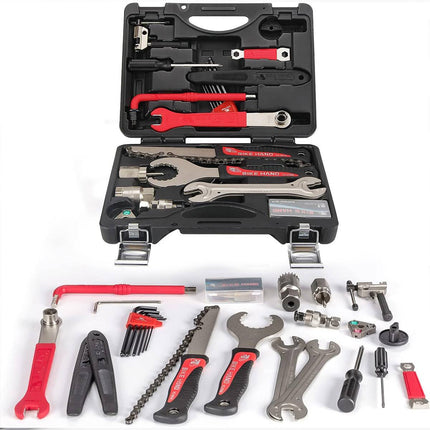Bike Hand Bicycle Repair Tool Kit YC 728 in Case