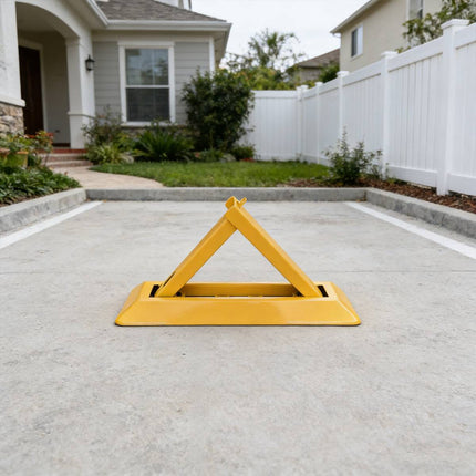 Triangle Foldable Residential Parking Space Lock Steel