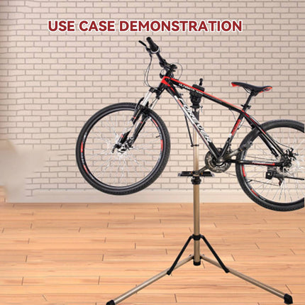 Foldable Aluminium Bike Repair Stand Champagne Gold