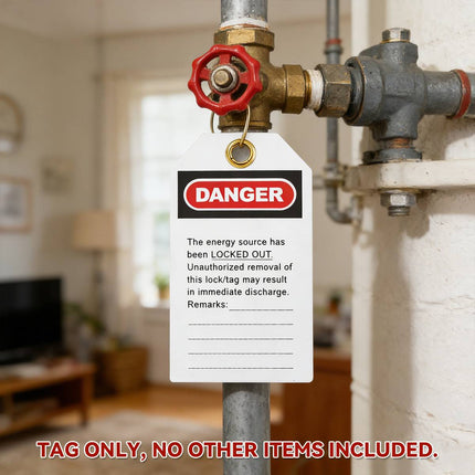 Danger Do Not Operate Safety Tags 30 Pack 13.6x7.5cm