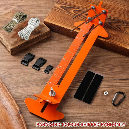 Adjustable Metal Paracord Bracelet Making Jig Braiding Tool DIY Craft Fixture