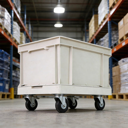 Heavy Duty Thickened PP Plastic Storage Box Durable Can Choose Base Pulley Use