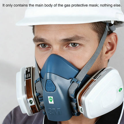 Reusable Half Face Respirator Mask Silicone Medium Painting Spray Dust