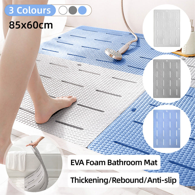 Bathroom Floor Mat Non Slip Shower Rug Soft Quick Dry Household Bath Carpet Mat