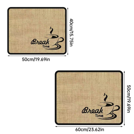 Coffee Machine Absorbent Pad Diatomaceous Earth Quick Dry Dish Mat 2 Sizes