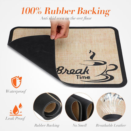 Coffee Machine Absorbent Pad Diatomaceous Earth Quick Dry Dish Mat 2 Sizes