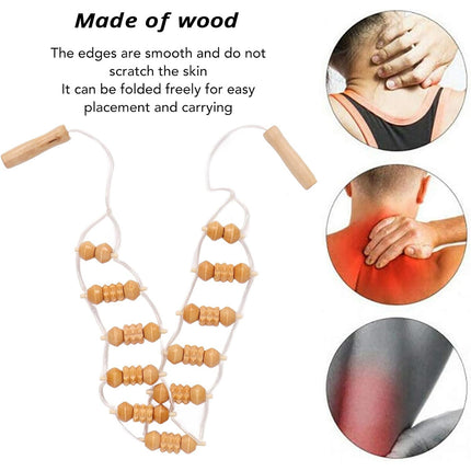 6PCS Wooden Massage Tool Set for Relaxation and Body Care