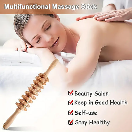 6PCS Wooden Massage Tool Set for Relaxation and Body Care
