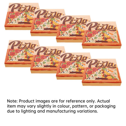 40 Pcs 8/9-Inch Pizza Takeaway Boxes Food Grade Leakproof Greaseproof