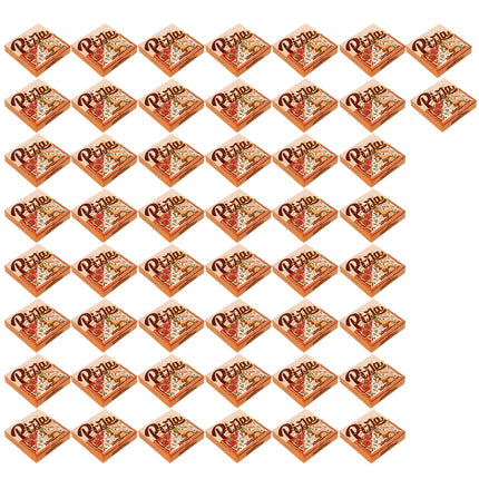 50 Pcs 6/7-Inch Pizza Takeaway Boxes Food Grade Leakproof Greaseproof
