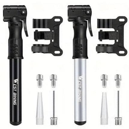 Portable Bicycle Pump Mini Inflatable Tube Pump Tire Inflator for Bike Cycling