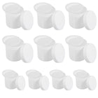 10pcs Wide Mouth Plastic Jar Bottle Powder Storage Container for Spices Snacks