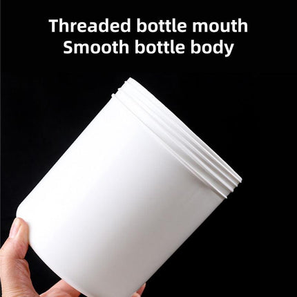 10pcs Wide Mouth Plastic Jar Bottle Powder Storage Container for Spices Snacks