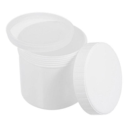 10pcs Wide Mouth Plastic Jar Bottle Powder Storage Container for Spices Snacks