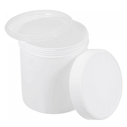 10pcs Wide Mouth Plastic Jar Bottle Powder Storage Container for Spices Snacks