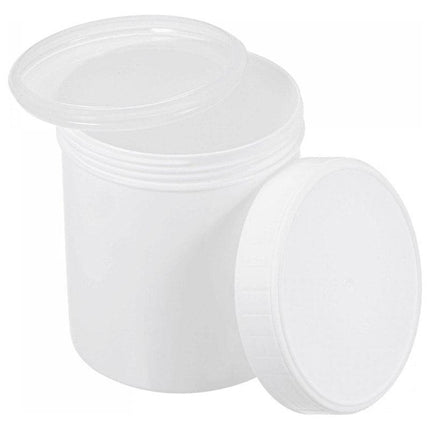 10pcs Wide Mouth Plastic Jar Bottle Powder Storage Container for Spices Snacks