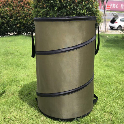 Collapsible Leaf Bin Outdoor Waste Bin for Garden Yard Cleanup and Storage