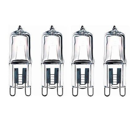 2/4x G9 Halogen 25W Warm White Light Bulb Globe 230V Oven Microwave - Aimall