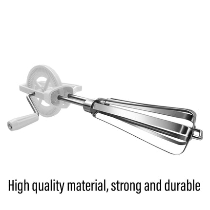 Stainless Steel Hand Mixer Whisk Baking Tool Household Flour Beater for Kitchen