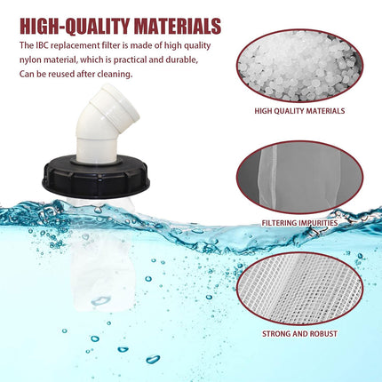 Plastic Drum Cover Filter Lid Cap Ton Barrel Cover Universal Threaded Seal Top