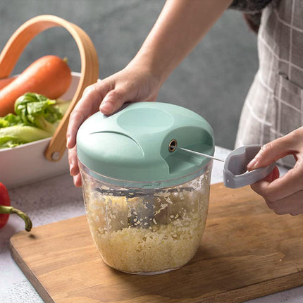 900ml Manual Meat Mincer Garlic Chopper Rotate Garlic Press Crusher Meat Grinder