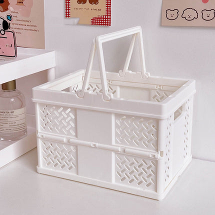 Desktop Organizer Rack Folding Storage Boxes Decorative Shelf For Home Office
