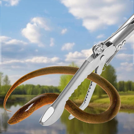 Stainless Steel Multi-Purpose Folding Eel Clip Anti Dislodgement Fishing Tool