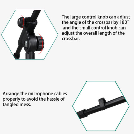 Pickup Microphone Stand Guitar Erhu Drum Band Child Mic Tripod Small Bracket