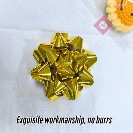 Star Flower Ribbon Bows 100pcs Decorative Gift Wrapping Ribbon Flowers DIY Craft