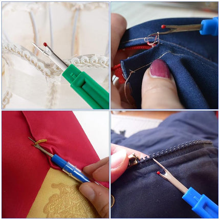 8 PCS Seam Ripper Plastic Handle Thread Cutter Sewing Craft Easy to Use Durable