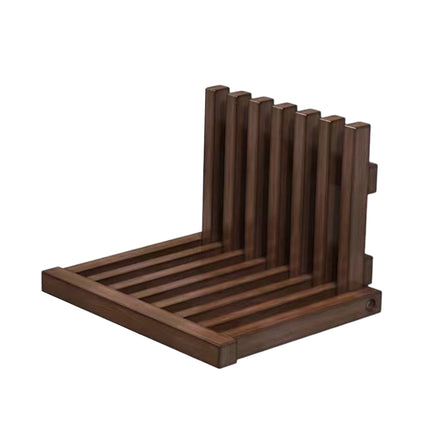 Solid Wood Wall Mounted Foldable Shoe Bench for Entryway Hallway Space Saving