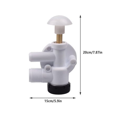 RV Water Valve Kit Camper Plumbing Valve Set Trailer Water Line Replacement Part