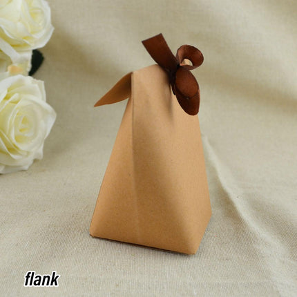 50PCS Kraft Paper Bag Party Candy Treat Storage Bag Recyclable Gift Shopping Bag