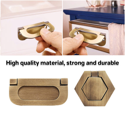 Vintage Cabinet Door Handle Bronze Drawer Pull Wardrobe Knob Antique Style Grip