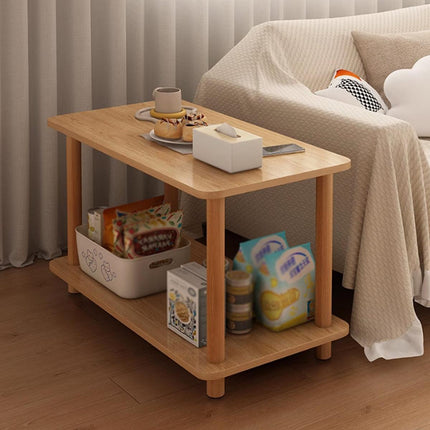 Coffee Table Bedside Nightstand Mini Side Table Home Storage Shelf Furniture