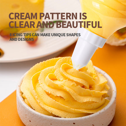 Household Cookie Press Gun Multi Purpose Flower Applicator Baking Cream Tool Set