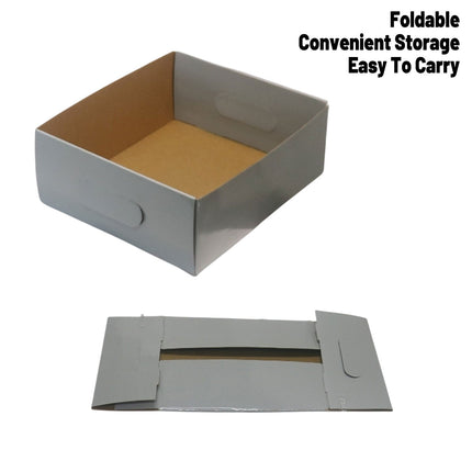 5pcs Disposable Litter Box Small Kitten Outdoor Tray Degradable Travel Use Size