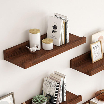 Wall Mounted Floating Storage Shelves Wood Rack Display Shelf Home Organization