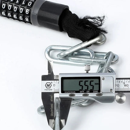 Bike Chain Lock Combination Anti Theft Security Lock 120cm Length Anti-Theft