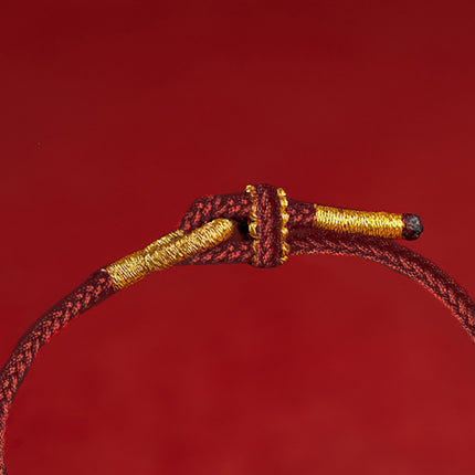 Hand-woven Knotted Red Rope Adjustable Size For Lovers Bracelet Jewelry Gifts