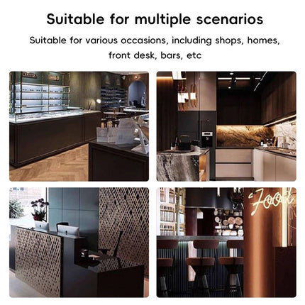 Adjustable Bar Stool with Backrest Swivel Gas Lift Kitchen Counter Chair