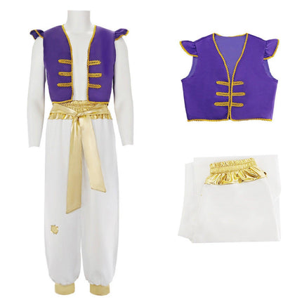 Halloween Costume Movie Live Aladdin Prince Cos AU