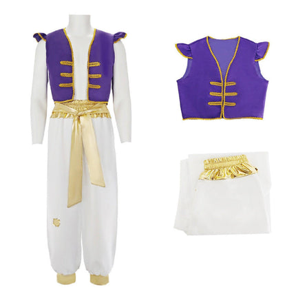 Halloween Costume Movie Live Aladdin Prince Cos AU