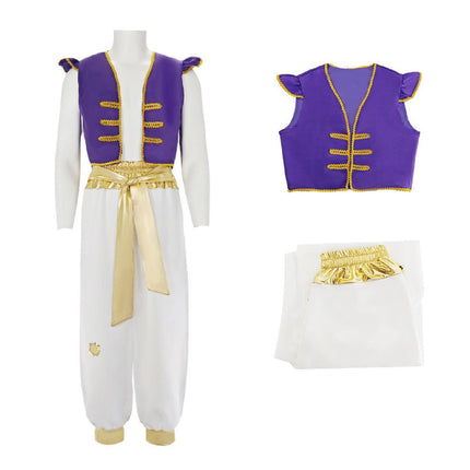 Halloween Costume Movie Live Aladdin Prince Cos AU