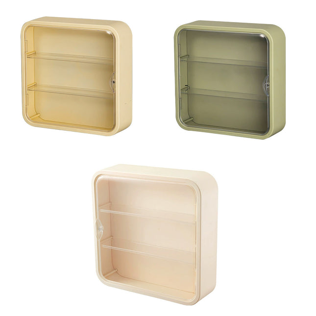 Wall Mounted Showcase Acrylic Figures Toys Display Case Dustproof Storage Box