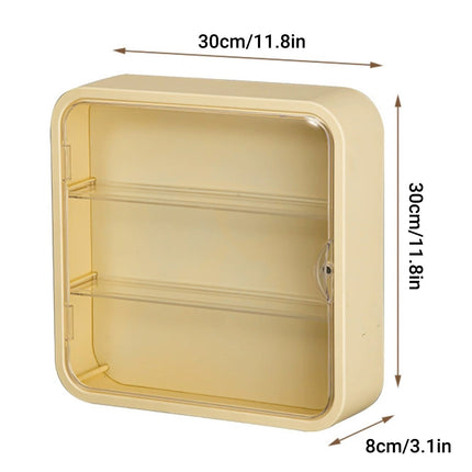 Wall Mounted Showcase Acrylic Figures Toys Display Case Dustproof Storage Box
