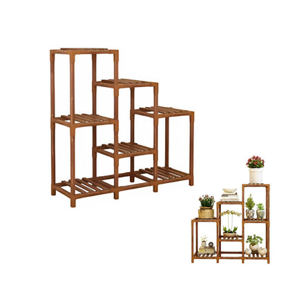 Wooden Plant Stand Display Rack Flower Pot Shelf Collection Organizer Home Decor