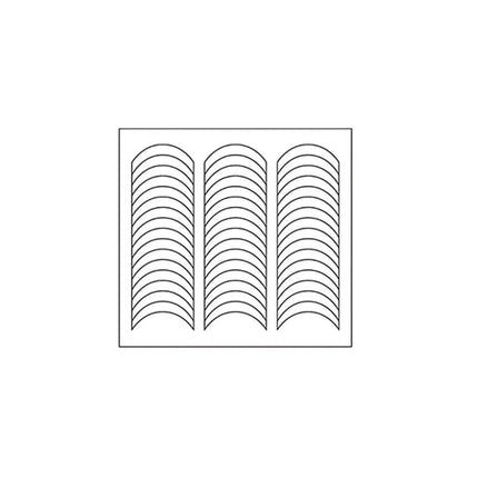French Tip Nail Decoration Strip Sticker Stencil Guides Manicure Art