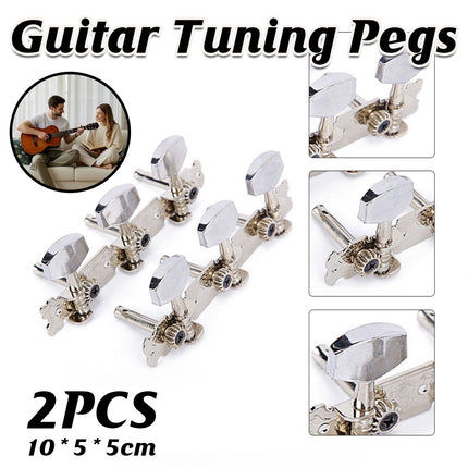 2pcs Metal Classic Guitar String Tuning Pegs Machine Heads Tuners Keys Parts