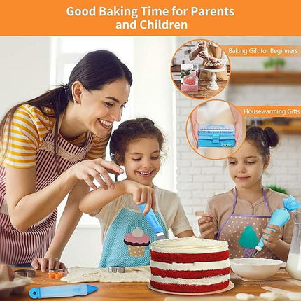 236PCS Cake Decorating Tools Supplies Kit Piping Bags And Tips Set Baking Supply